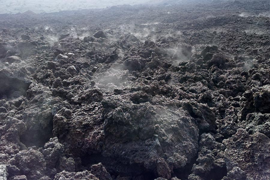 Steaming hot Pacaya Volcano