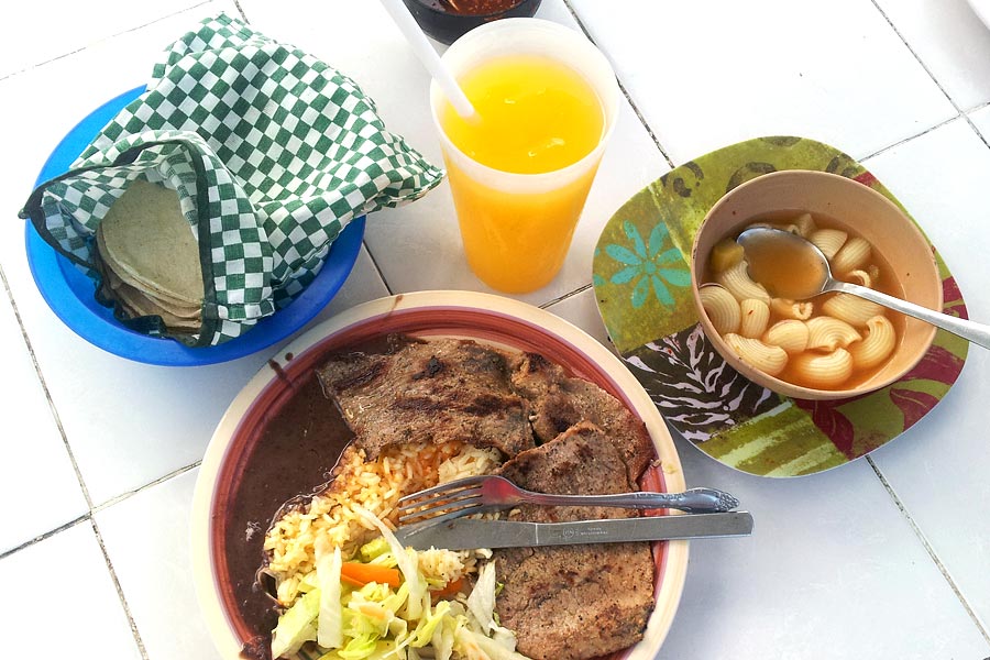 A delicious three course Meal for ~$3