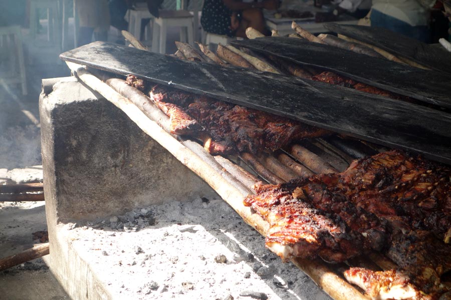 Boston Bay Jerk Center in Jamaica