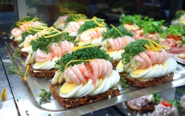 Smorrebrod at Torvehallerne in Copenhagen