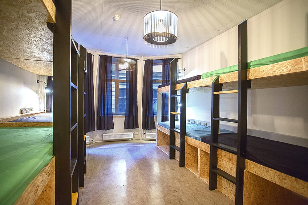 One of the dorms at Globalhagen Hostel. Image Courtesy of Globalhagen Hostel.