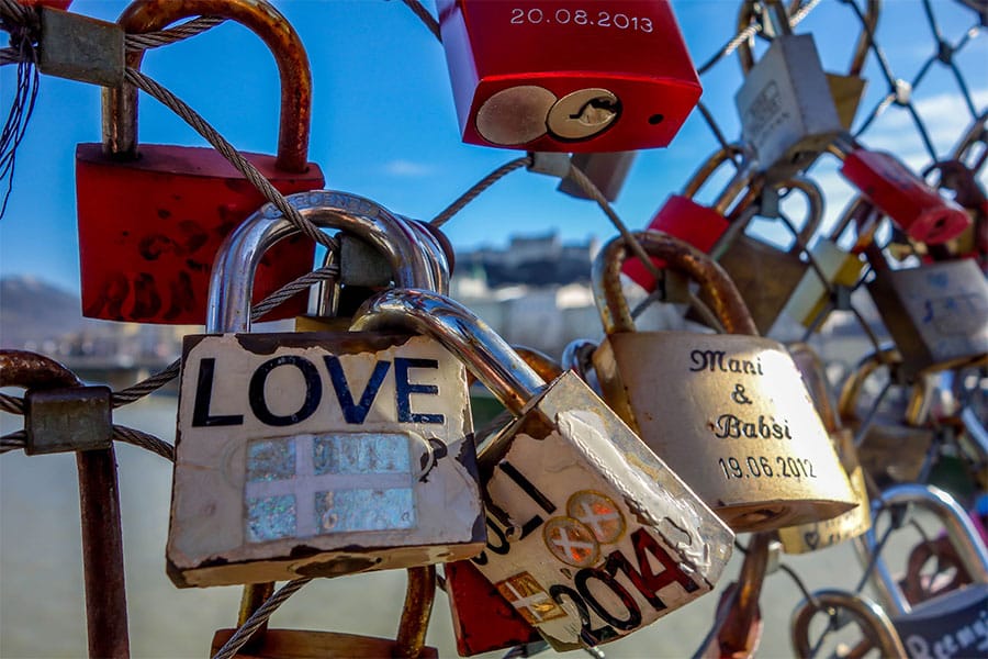 Locks Makartsteg - Things to do in Salzburg