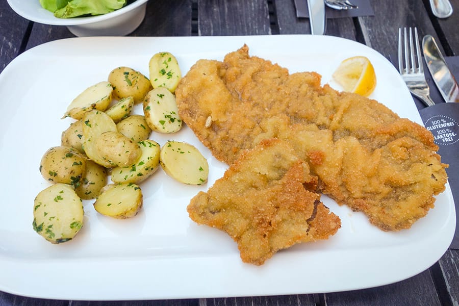 Gluten Free Schnitzel in Vienna