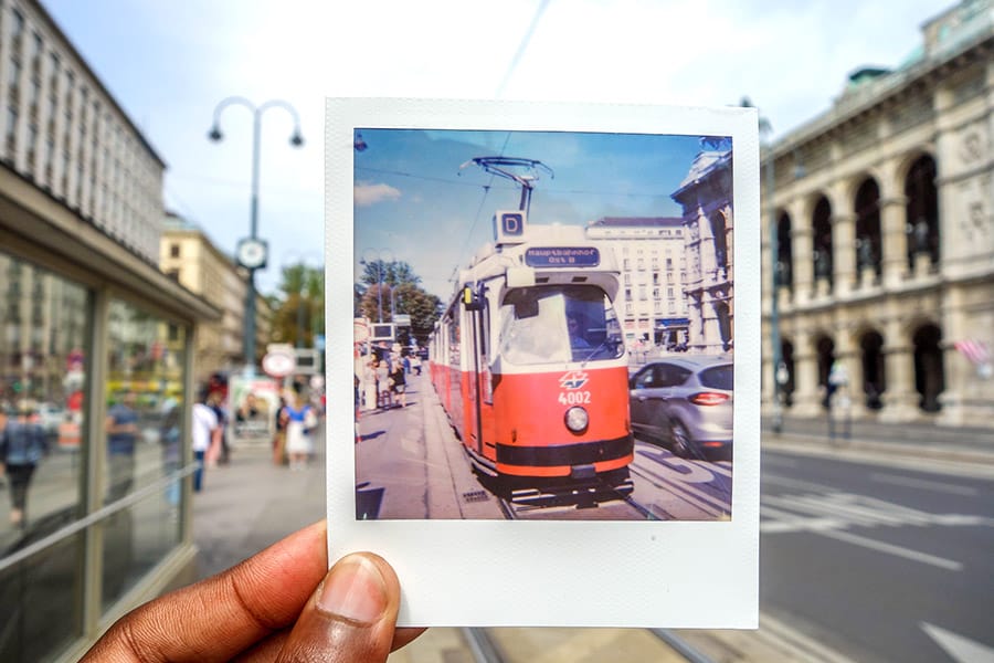 Vintage Trains on the Streets of Vienna - Backpacking Vienna on a Budget