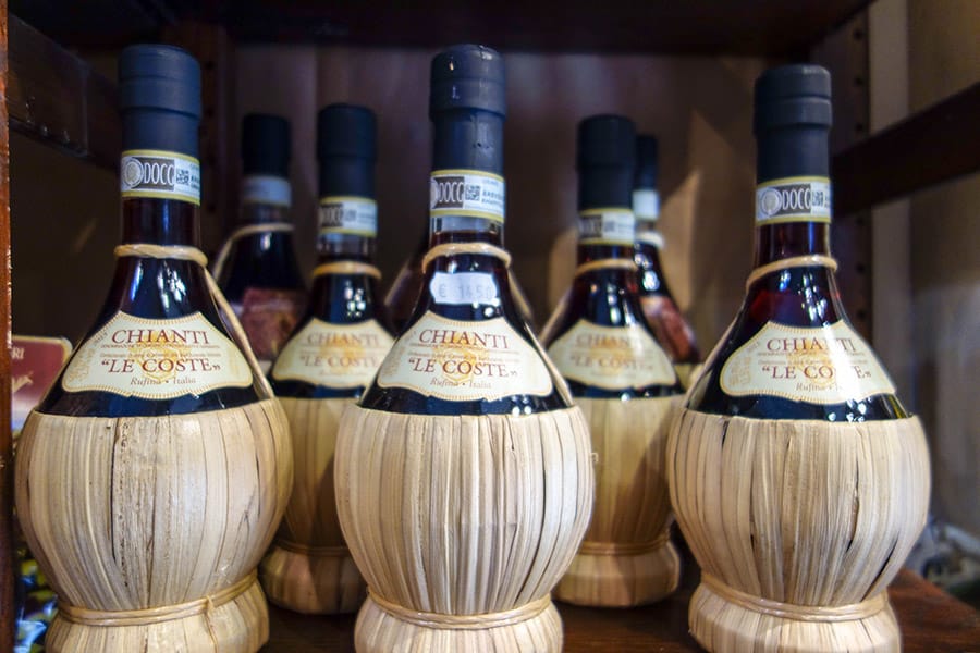 Chianti found in the supermarket in Florence