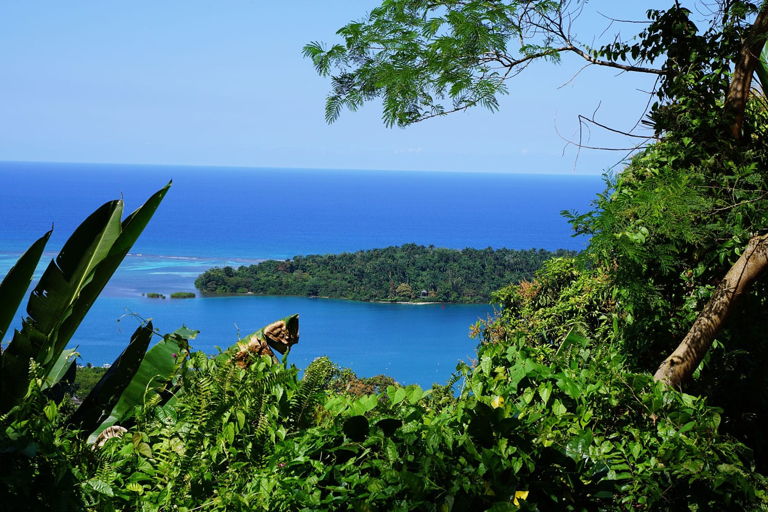 View of Navy Island in Jamaica