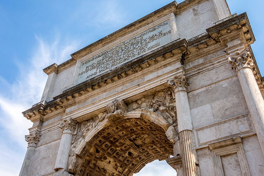 Roman Triumph in Rome Italy