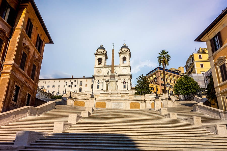 Spanish Steps in Rome Italy