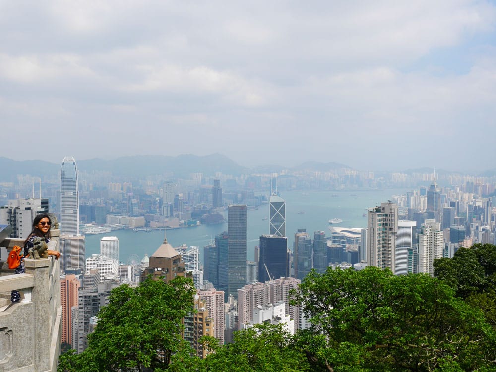 The peak in Hong Kong