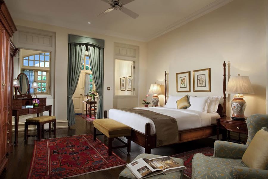 Vintage Bedroom at Raffles Hotel. Image Credit: © Raffles Hotel Singapore