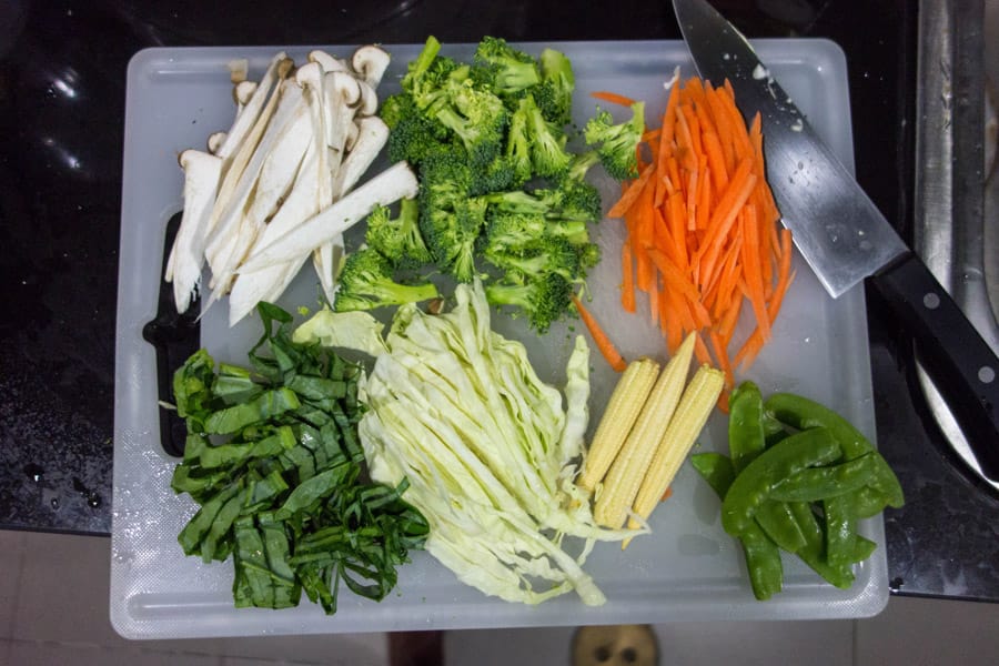 Cooking Gluten Free Meal in Thailand