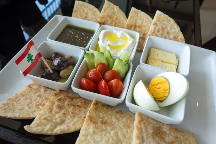 gluten free lebanese breakfast from Bake Free in Phuket Thailand