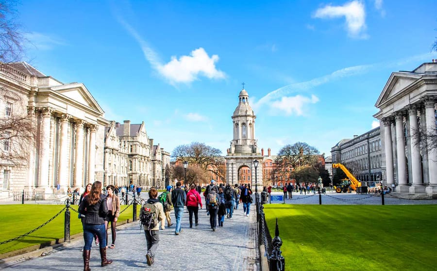 Trinity College in Dublin