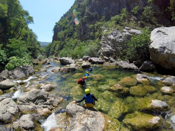 Canyoning on Cetina River in Croatia