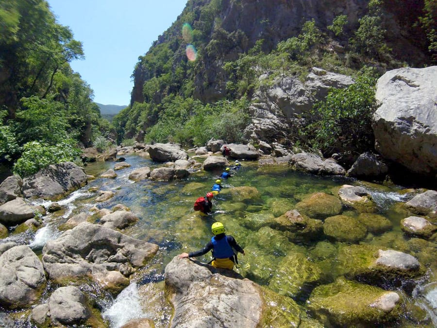 Canyoning on Cetina River in Croatia