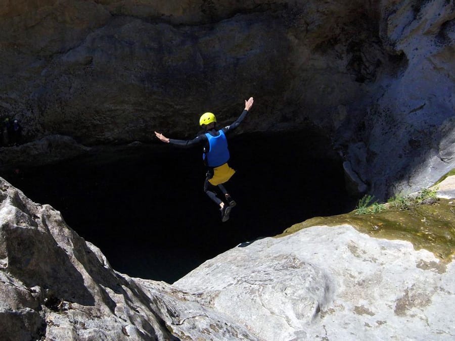 Canyoning on Cetina River in Croatia