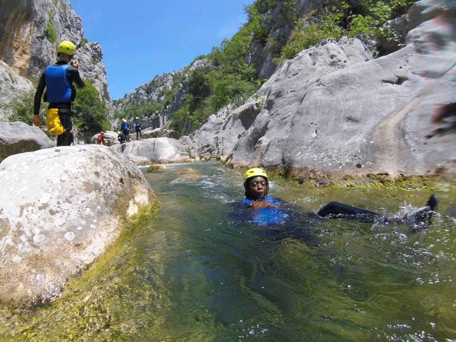 Canyoning on Cetina River in Croatia