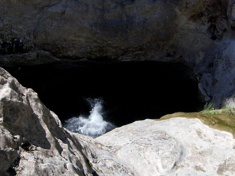 Canyoning on Cetina River in Croatia