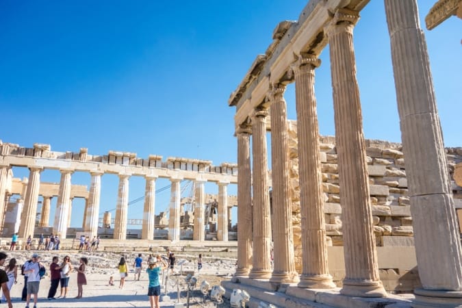 Acropolis of Athens, one of the best things to do in Athens.