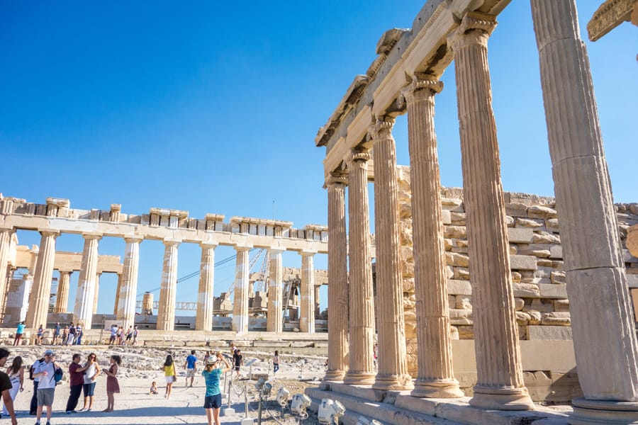 Acropolis of Athens, one of the best things to do in Athens.