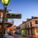 Bourbon Street in the French Quarter, New Orleans