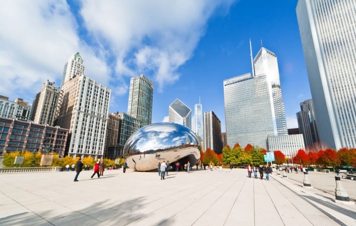 Millennium Park in downtown Chicago, Illinois