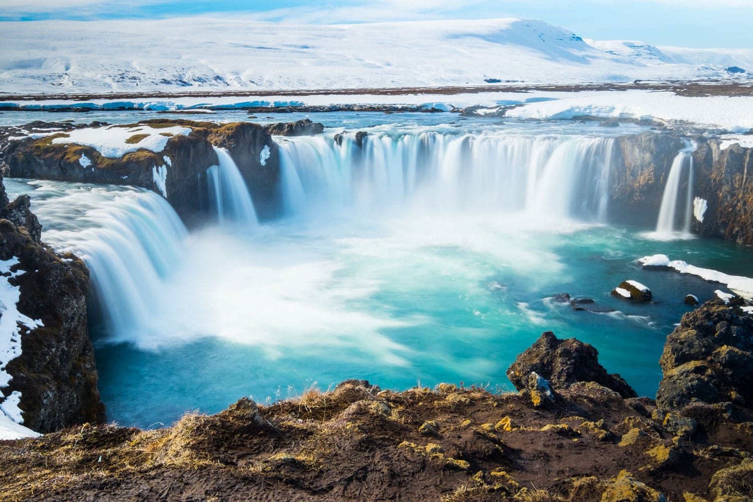 Goddafoss,the one of the most spectacular waterfalls in Iceland.