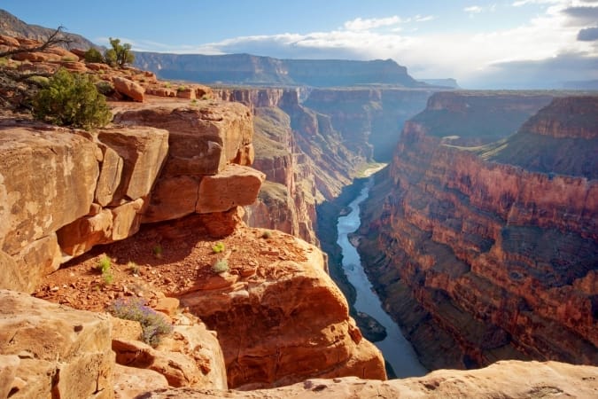 Toroweap point at sunrise, Grand Canyon National Park.