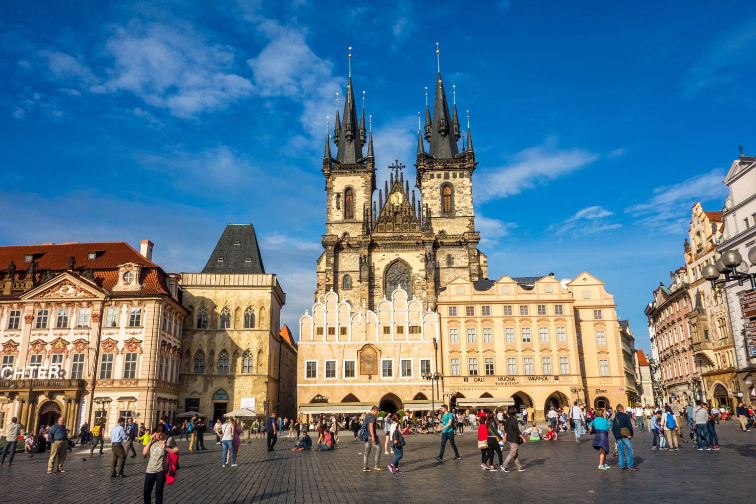 Public Square in Prague, Czech Republic