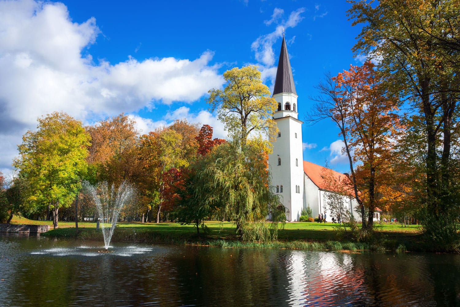 Lutheran Church of St. Berthold in Sigulda, Latvia.