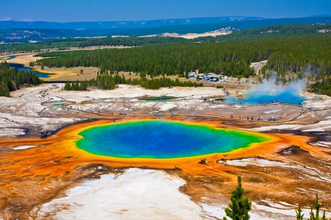 Grand Prismatic Spring in Yellowstone National Park