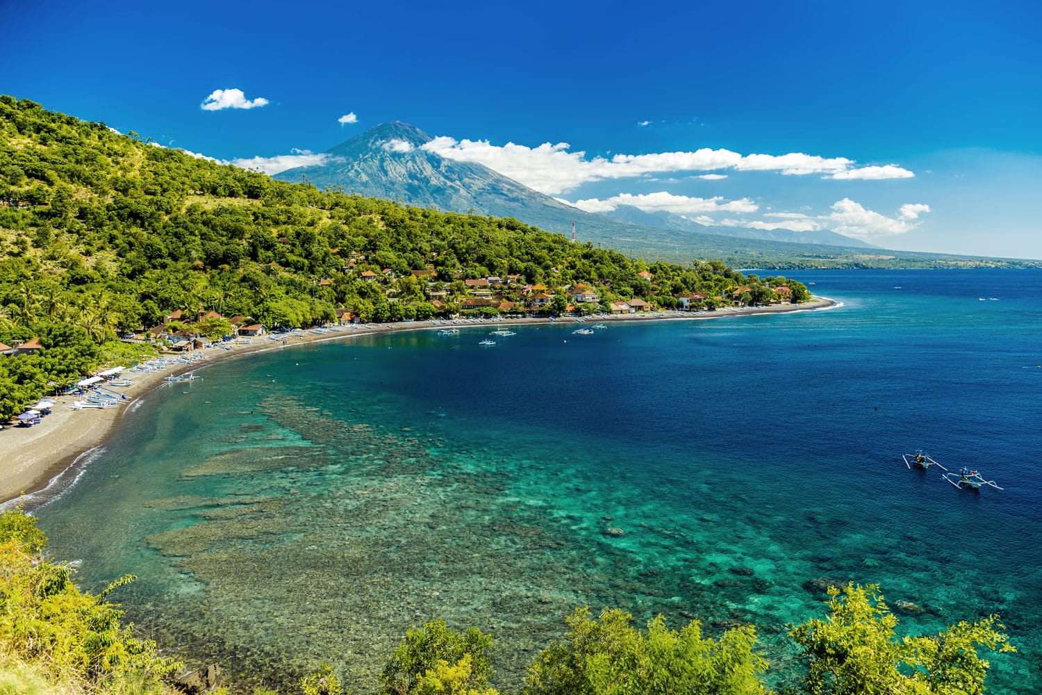 Beach in Amed, Bali
