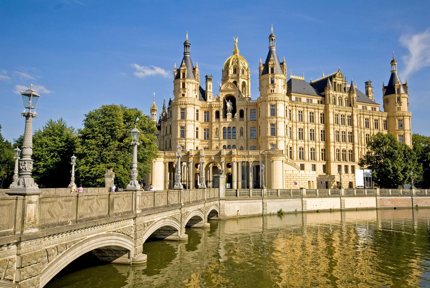 Castle of Schwerin in Germany