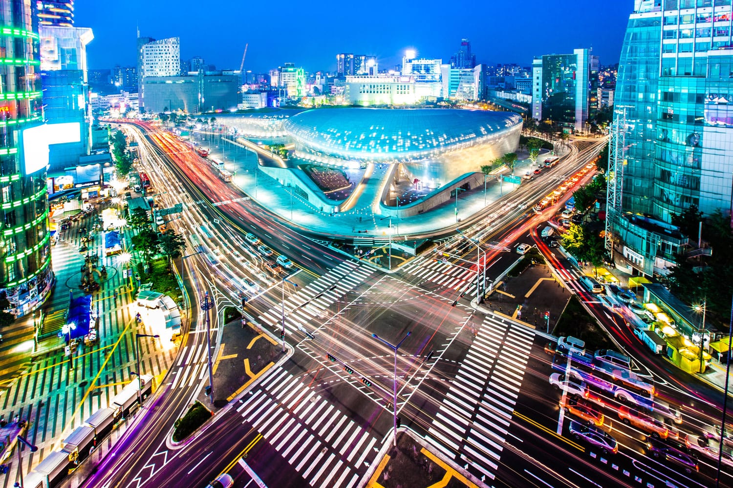 Dongdaemun Design Plaza in Seoul, South Korea