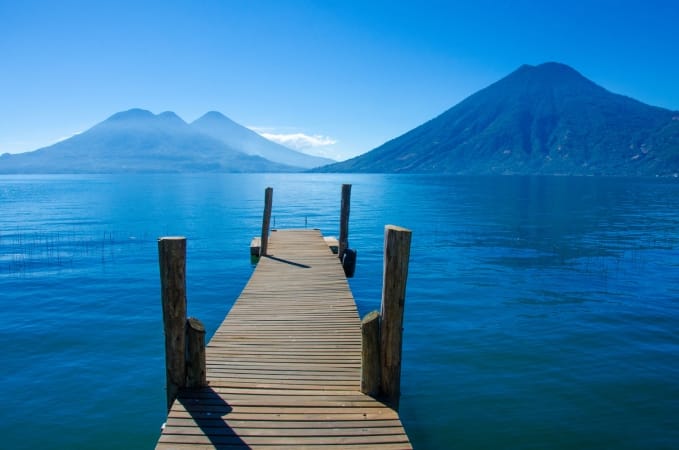 Pier at Lake Atitlan, Guatemala