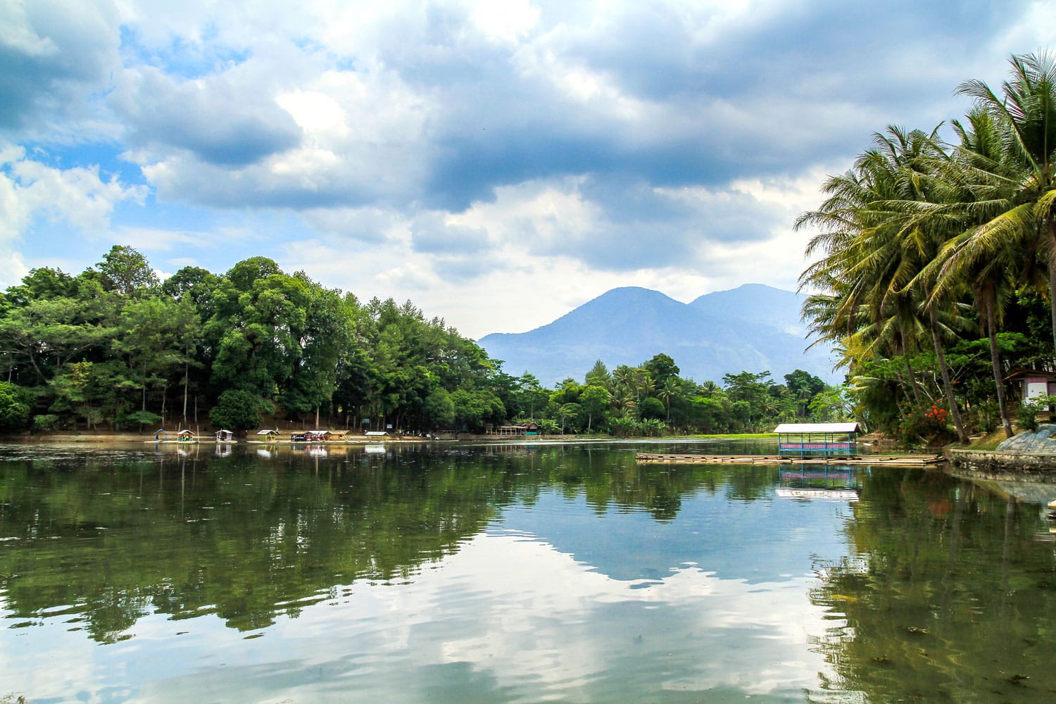 The lake of Situ Patenggang, West Java, Indonesia