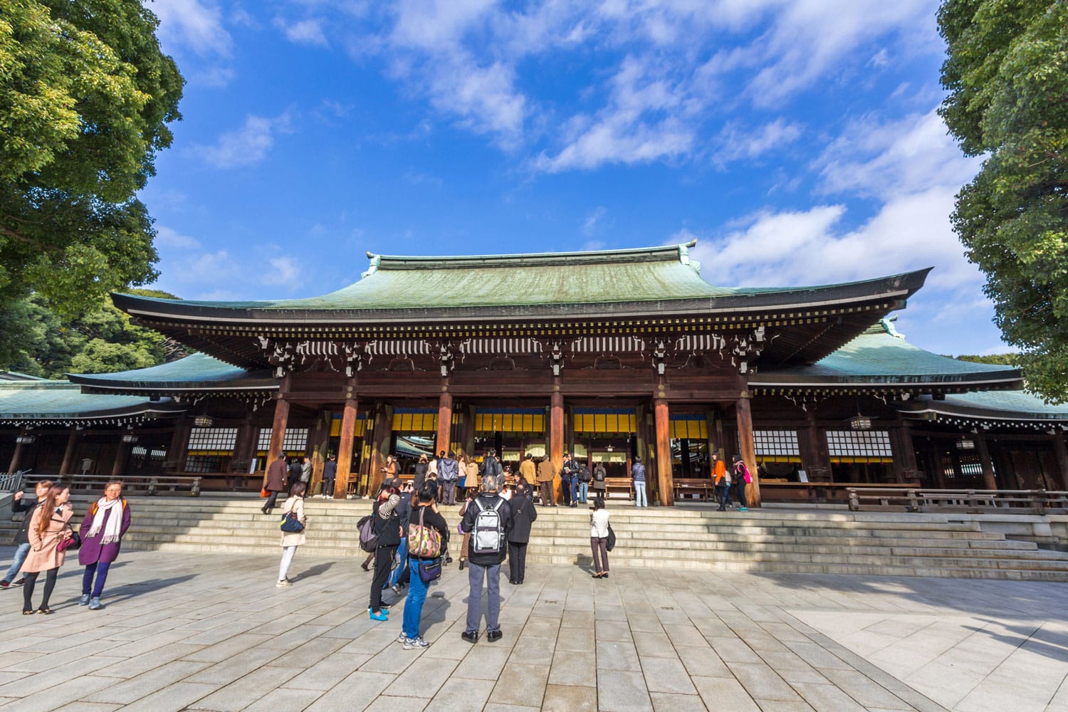 Meiji Shrine, located in Shibuya, Tokyo, Japan