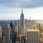 Downtown Manhattan skyline in New York City
