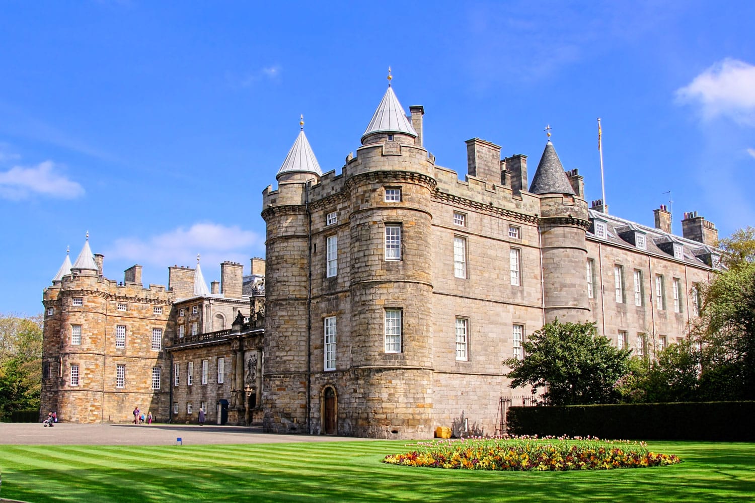 Palace of Holyroodhouse, official residence of the Queen in Scotland