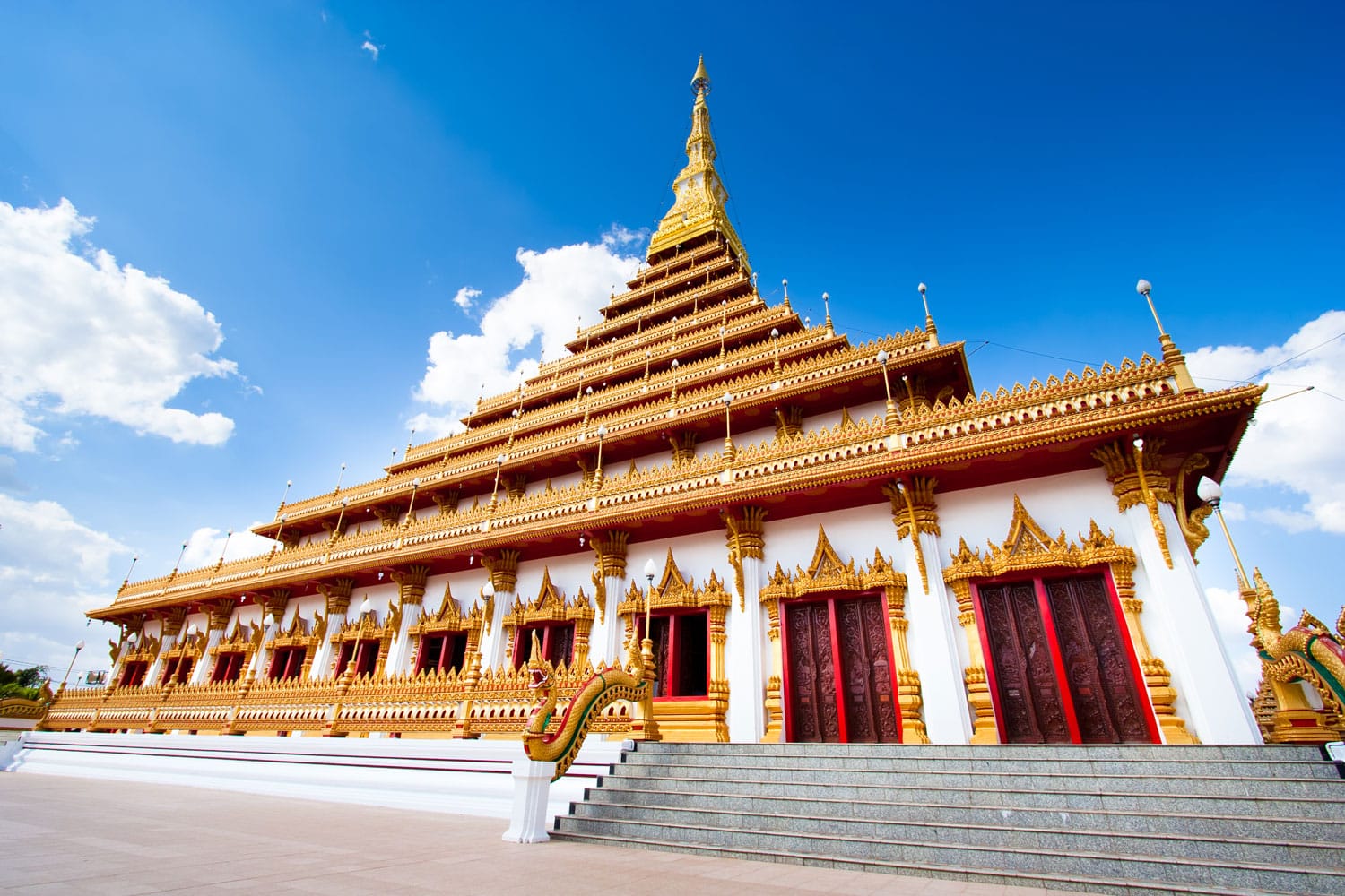 Temple in Thailand is named Phra-Mahathat-Kaen-Nakhon, Khon Kaen province, Thailand.