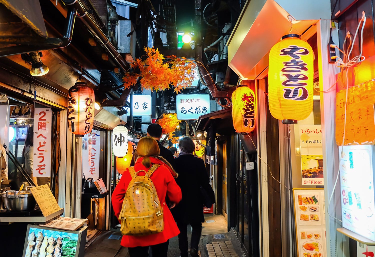 Omoide Yokocho alley in Tokyo, Japan