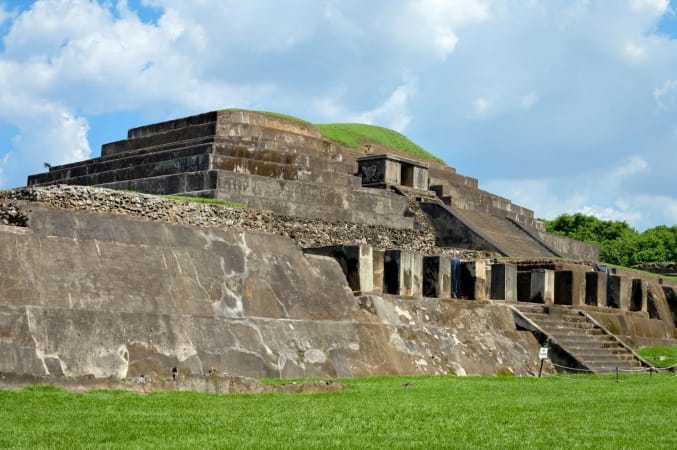Tazumal archaeological site of Maya civilization in El Salvador