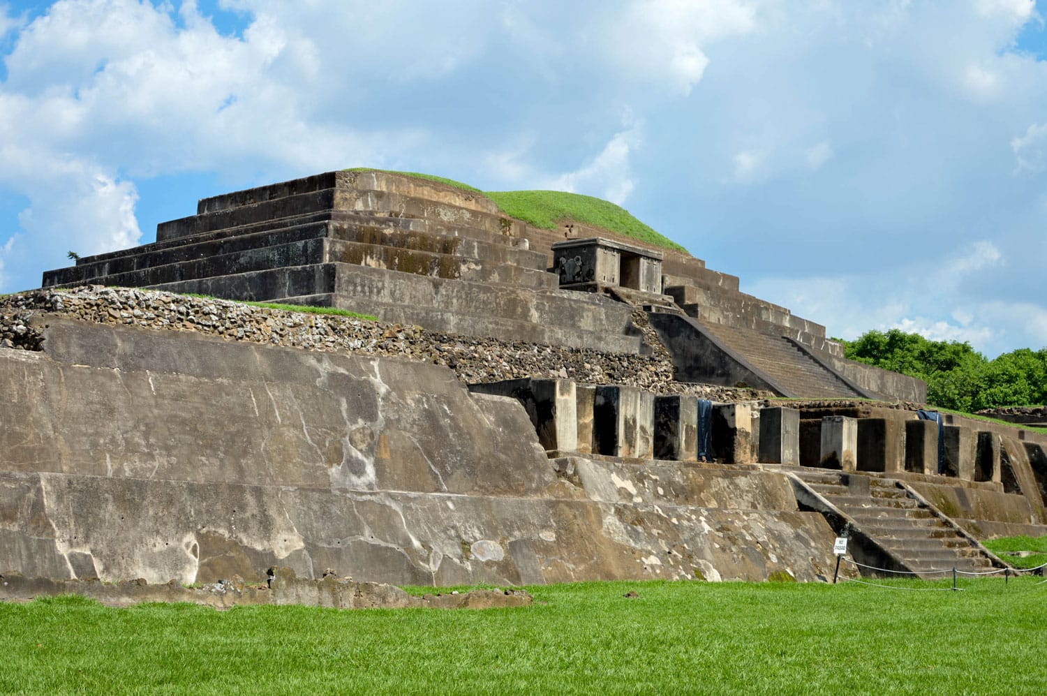 Tazumal archaeological site of Maya civilization in El Salvador