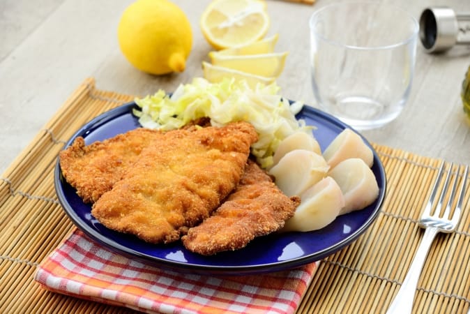 Wiener Schnitzel, typical Austrian dish