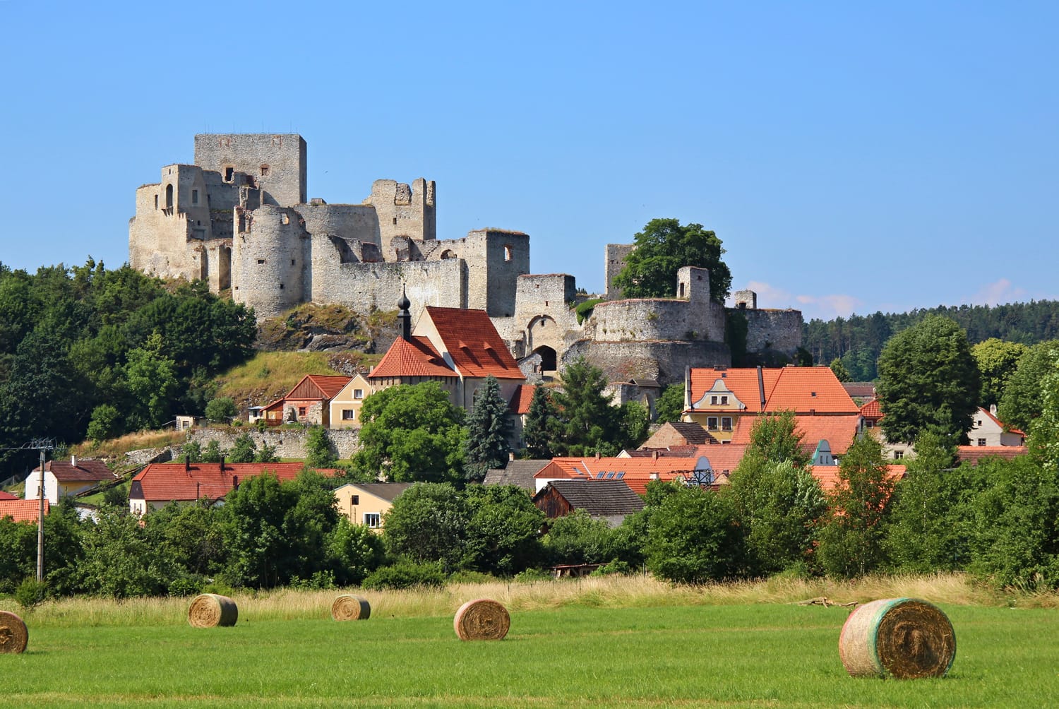 Castle Rabi in the Czech Republic, Europe