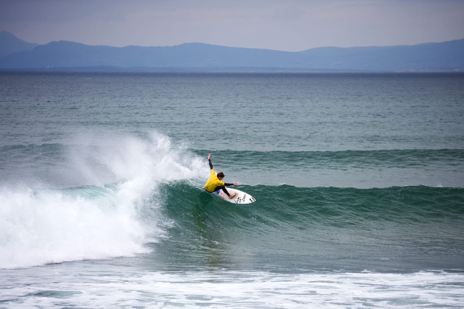 Surfer in Bundoran, Ireland