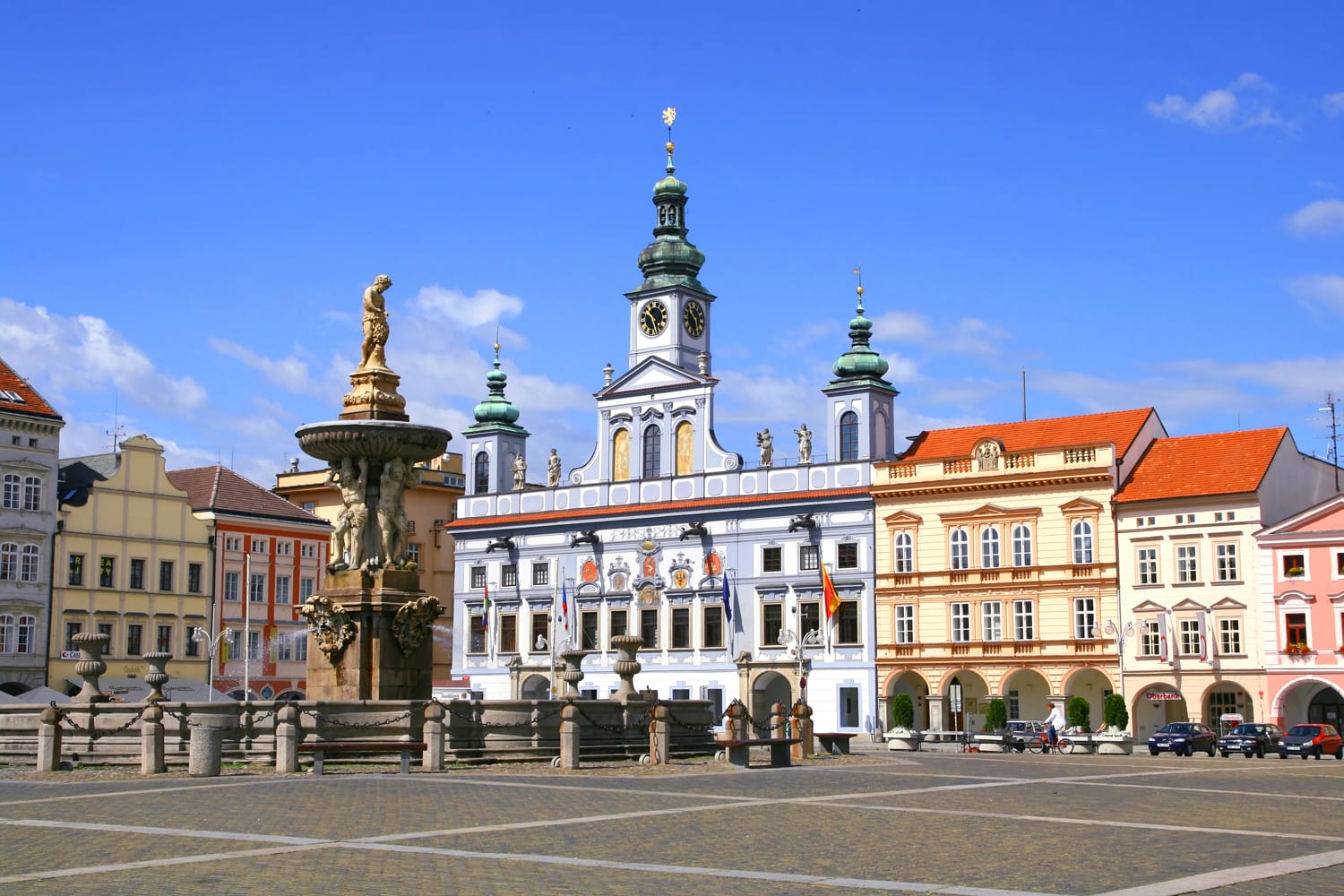 Ceske Budejovice in Czech Republic