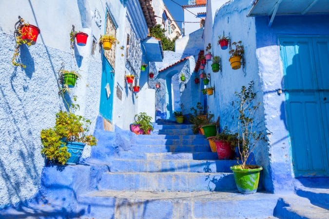 Allay of Chefchaouen, Morocco