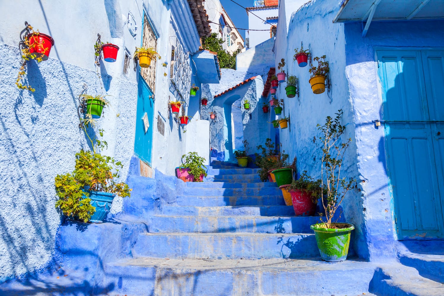 Allay of Chefchaouen, Morocco
