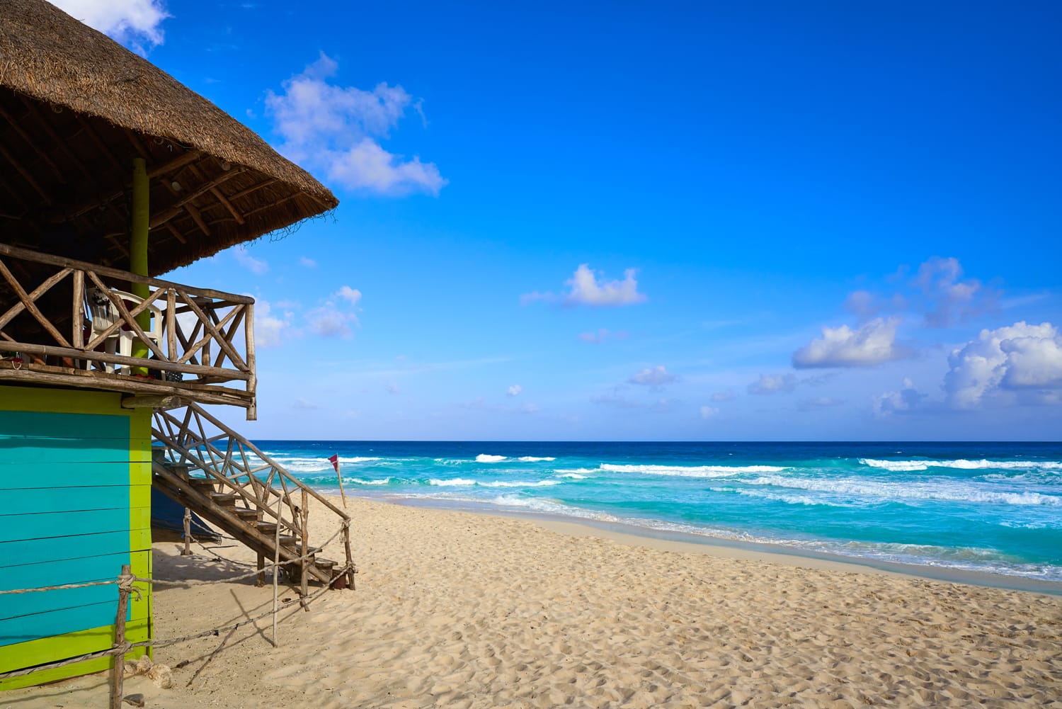 Cozumel island San Martin beach in Riviera Maya of Mayan Mexico